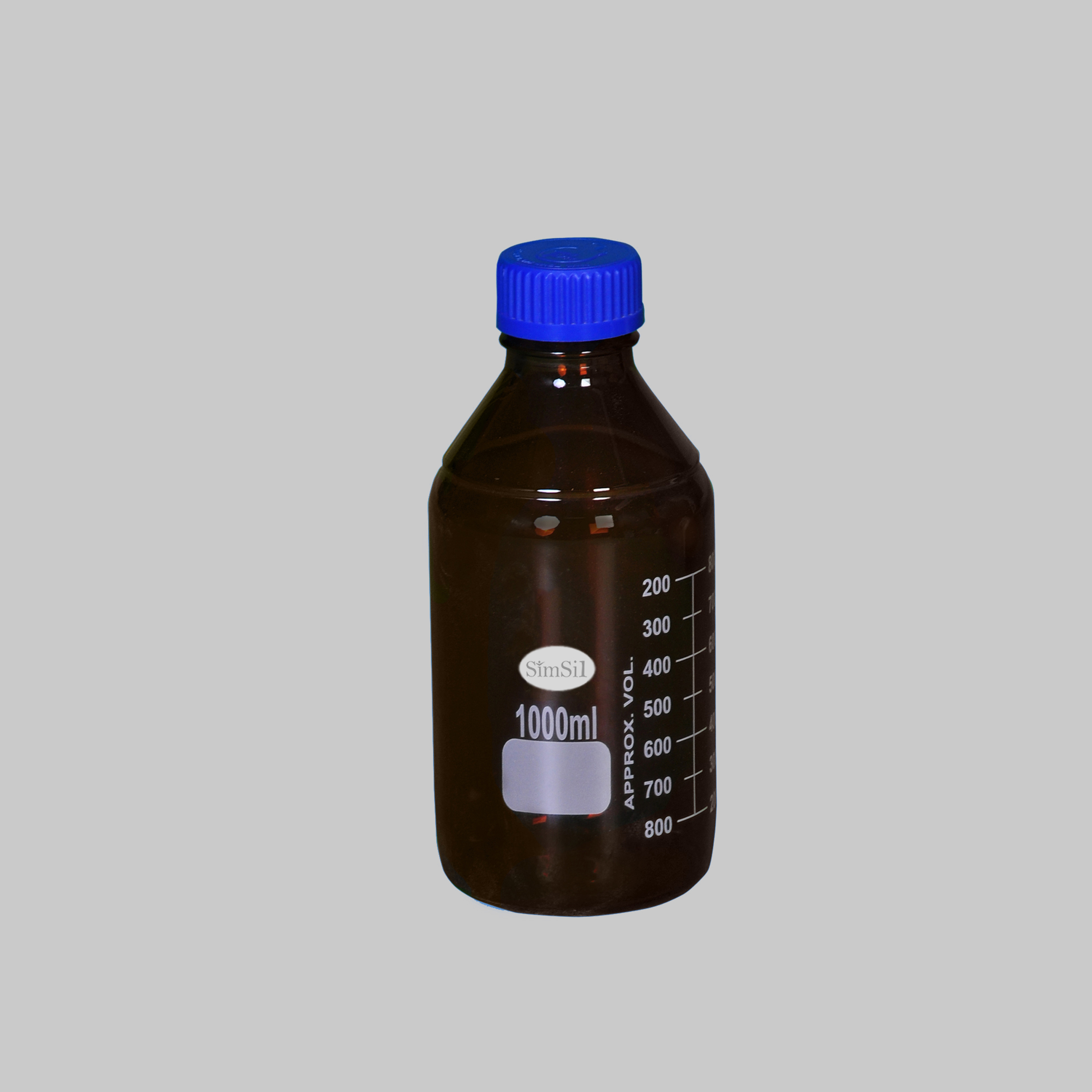 Bottles, GL 45 Amber with Screw Cap